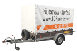 Přívěs plachtový - půjčovna vozíků a přívěsů Hodonín, Břeclav